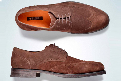 Tiger of Sweden Brown Suede Fall Brogues